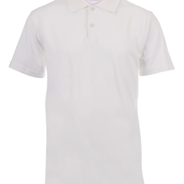 T-Shirt -Men's Polo / Golfer T-shirt - White