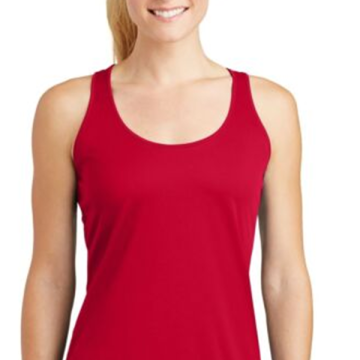 T-Shirt - Women Racer Back T-Shirt - Red