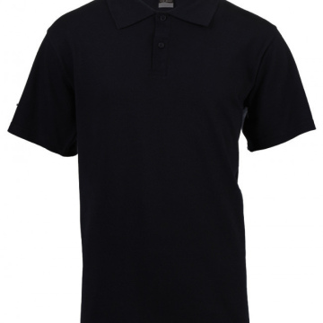 T-Shirt - Kids / Children Polo / Golfer T-Shirt -  Black