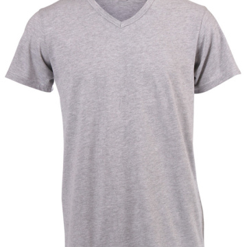 T-Shirt - Unisex V-Neck T-Shirt - Grey