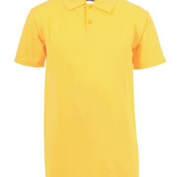 T-Shirt -Men's Polo / Golfer T-shirt - Yellow