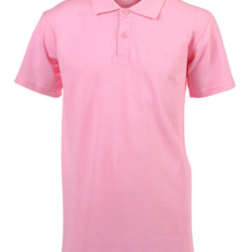 T-Shirt -Men's Polo / Golfer T-shirt - Baby Pink