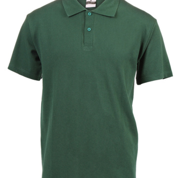 T-Shirt -Men's Polo / Golfer T-shirt - Bottle Green