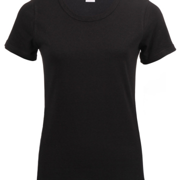T-Shirt - Woman Scoop Neck T-Shirt - Black
