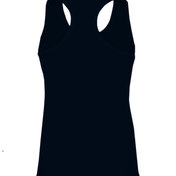 T-Shirt - Women Racer Back T-Shirt - Navy Blue