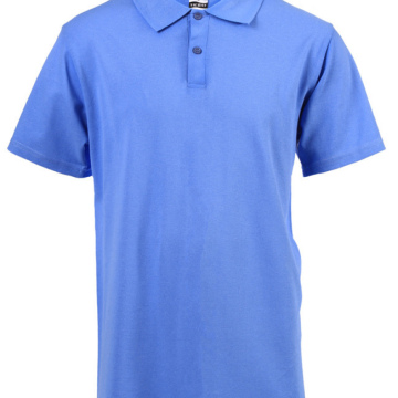 T-Shirt -Men's Polo / Golfer T-shirt - Sky Blue