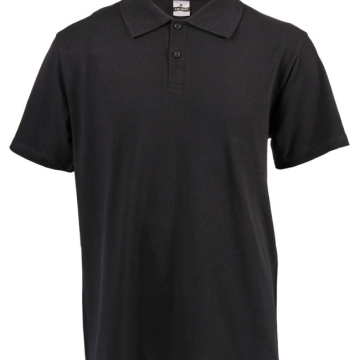 T-Shirt -Men's Polo / Golfer T-shirt - Black